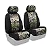 Coverking Front 50/50 Bucket Custom Fit Seat Cover for Select BMW 330Ci Models - Neosupreme (Mossy Oak Obsession Camo with Black Sides)