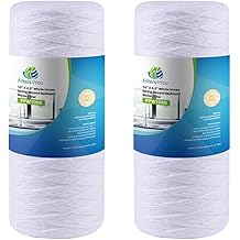 CFS   5 Micron   4.5" x 10" String Wound Water Filter Cartridges Compatible with 84637, WPX5BB97P, PC10, 355214-45, 355215-45, WP10BB97P, WP5BB97P Models   Whole House Replacement Cartridge   2 Pack