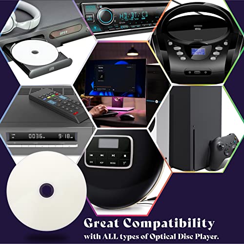 Snapklik.com : PioData CD-R 52X 700MB Moisture Resistant White Inkjet ...