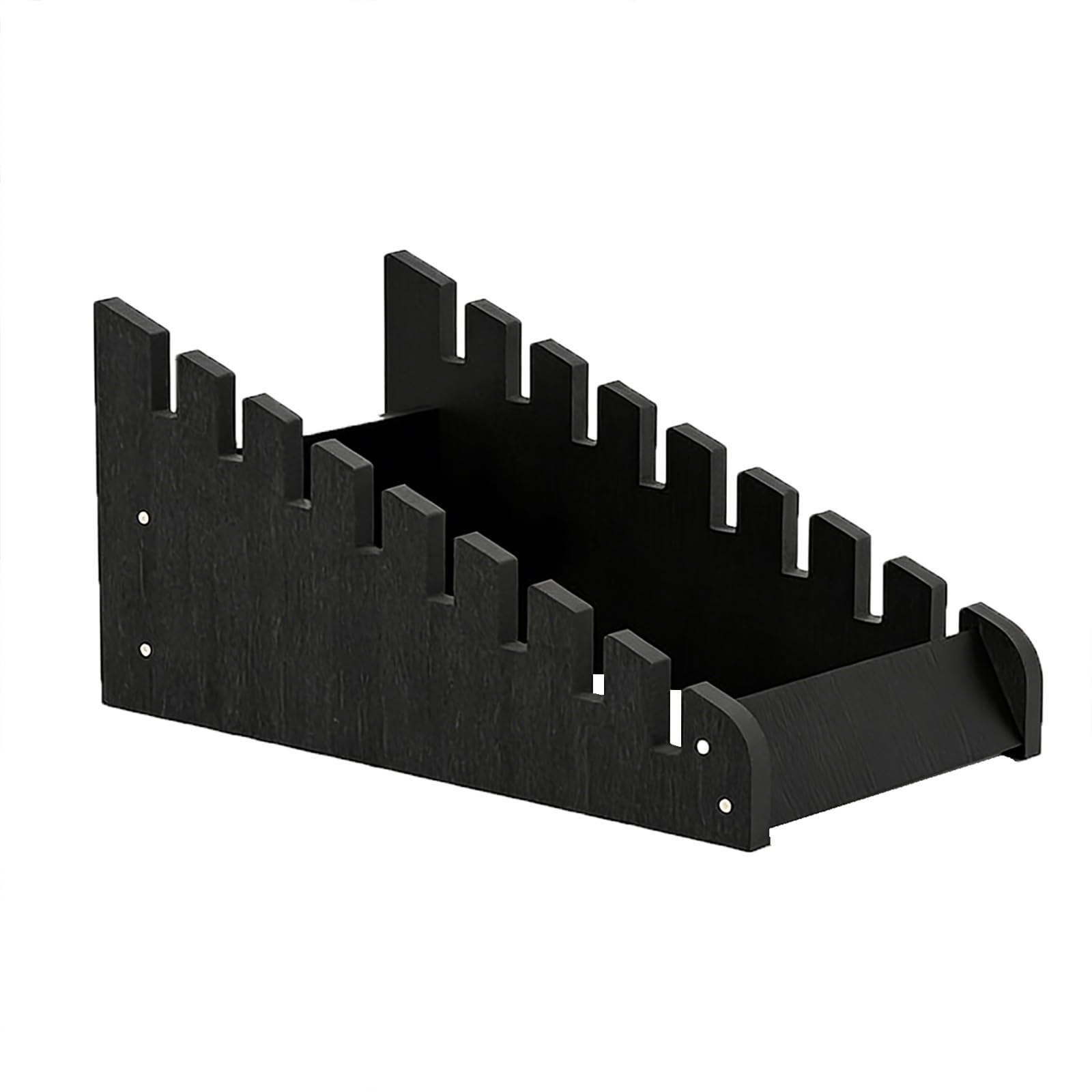 Large Capacity Ceramic Tile Sample Holder 8-Tier Vertical Wood Flooring Rack for Showroom & Warehouse Display Tile & Flooring Storage Solution