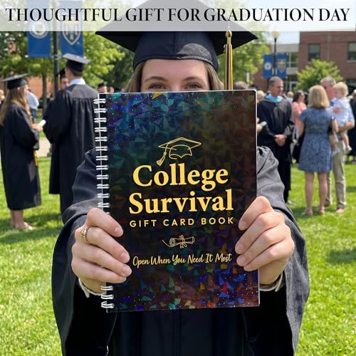 Image of College Survival Kit Gift Card Book, Gift Card Book for College Student