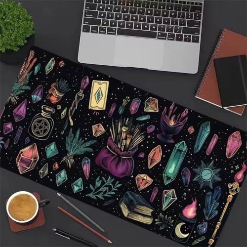 Tapis de souris de jeu XXL 900x300mm grand format avec base caoutchouc pour bureau