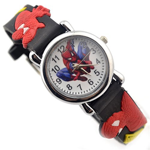 Relógio Analógico Infantil Bob Esponja Pulseira 3D Menino Menina Criança Promoção Liquidação Melhor