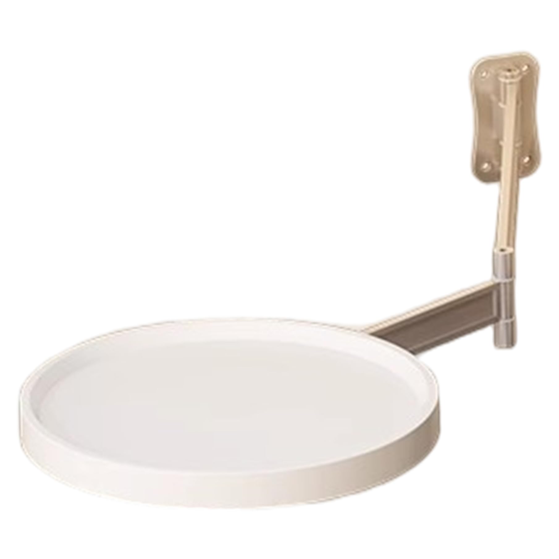 Mesa Plegable de Pared de Madera Ajustable para Espacios pequeños, hogar, Sala de Estar, Blanco, Escritorio de Pared Redondo pequeño Que Ahorra Espacio, Plegable