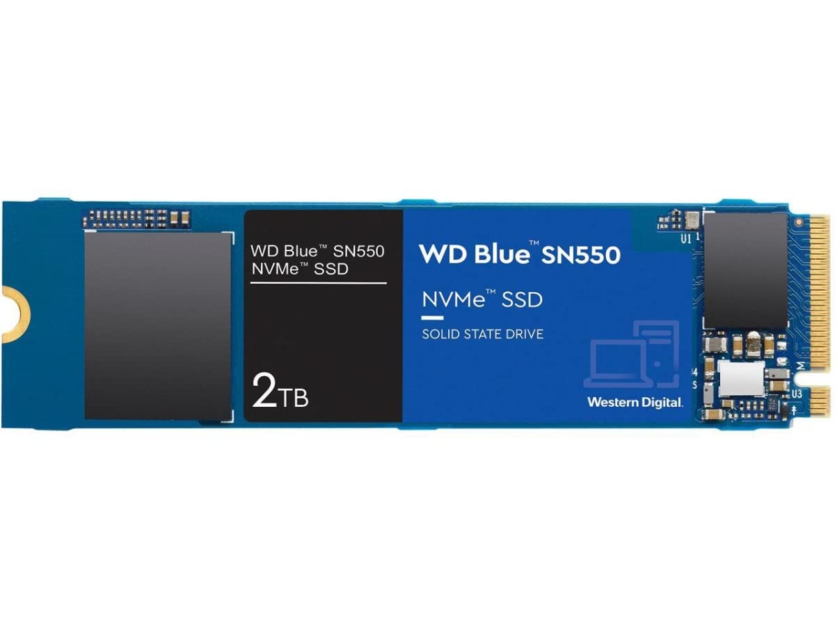 内蔵型SSD WD Blue SN550 2TB M.2 SSD Western Digital 2TB WD Blue SN550 NVMe Internal SSD