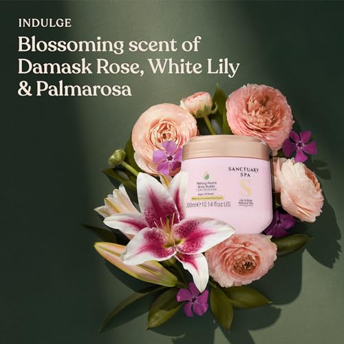 Sanctuary Spa Lily and Rose Natural Oils Melting Pearls Body Butter, No Mineral Oil - Image 2
