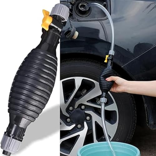 YiYunTE Bomba Agua Manual, Bomba Sifon Pecera Transferencia Combustible, Manual Bombas Trasvase Gasoil, Bombas Mano Succión Transferencia líquido, Bomba Sifón Manguera Gasolina Sifón