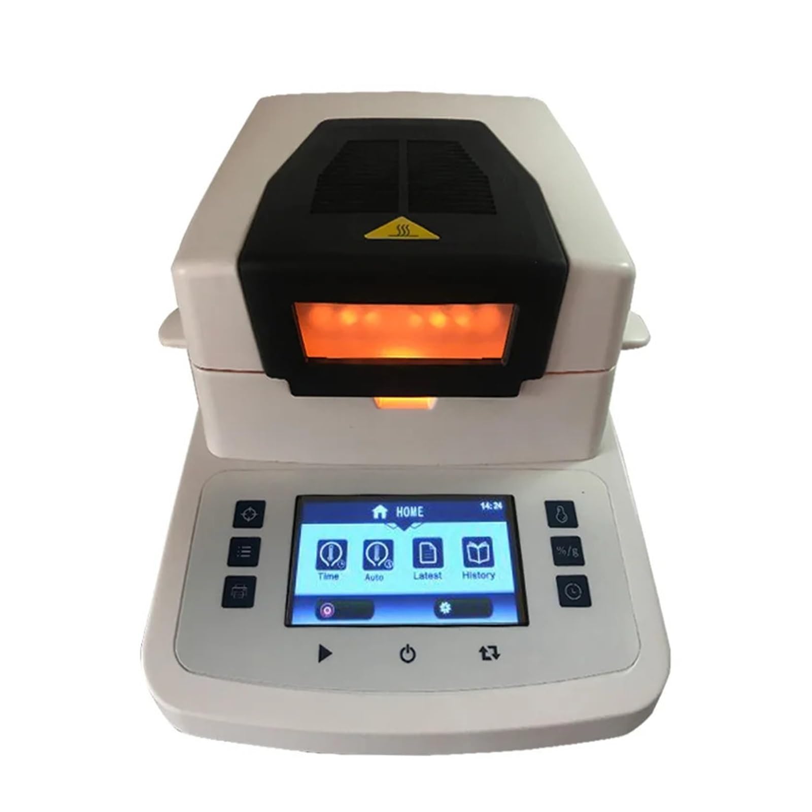 Testeur Rapide D'humidité À Chauffage Halogène, for Grain De Maïs, Thé, Aliments, Caoutchouc, Granulés en Plastique, Analyseur, Instrument Mesure(110g 0.005g)