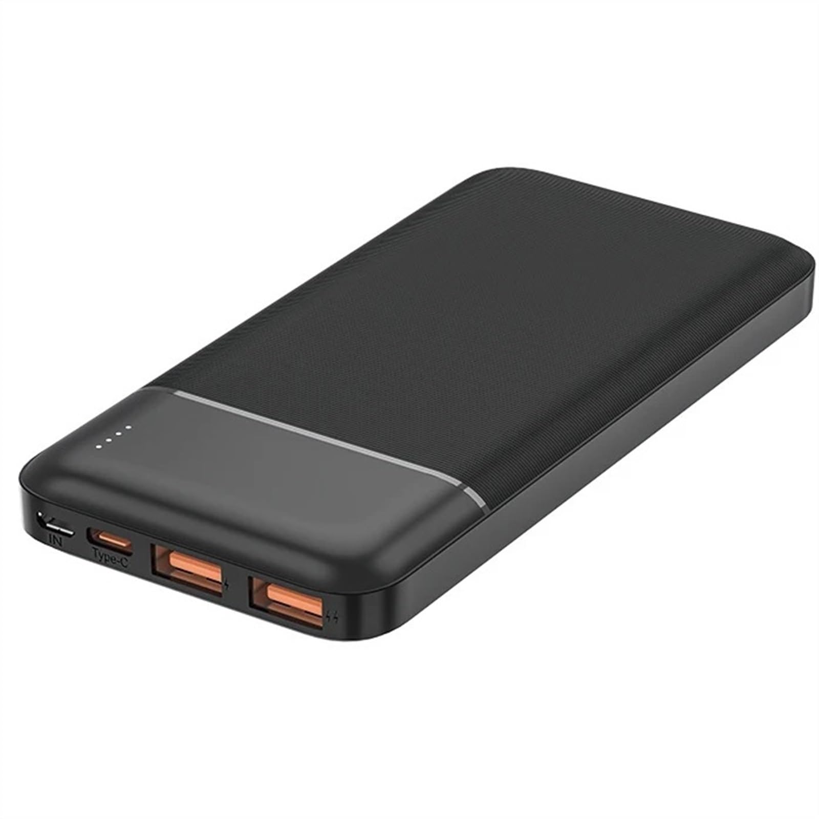 Power Bank 30000mAh-10000mAh Powerbank O Dużej Pojemności Przenośna Ładowarka Do Telefonu PD22.5w Typ C Szybkie Ładowanie PC Ognioodporny (Size : Black Power Bank 30000mAh)