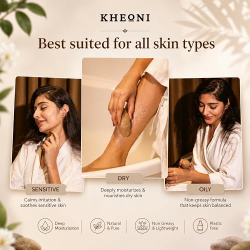Image of Premium 100% Pure Kokum Body Butter Bar | Deep Moisturizer for Dry & Sensitive Skin | Non Greasy | Plastic Free | Natural Handmade Body Butter For Glowing skin, Body Moisturizer For dry skin (100 g) | 100% Natural, Single Ingredient (Kokum), All Skin Types, Anti-Inflammatory, Lightweight and Non-Greasy
