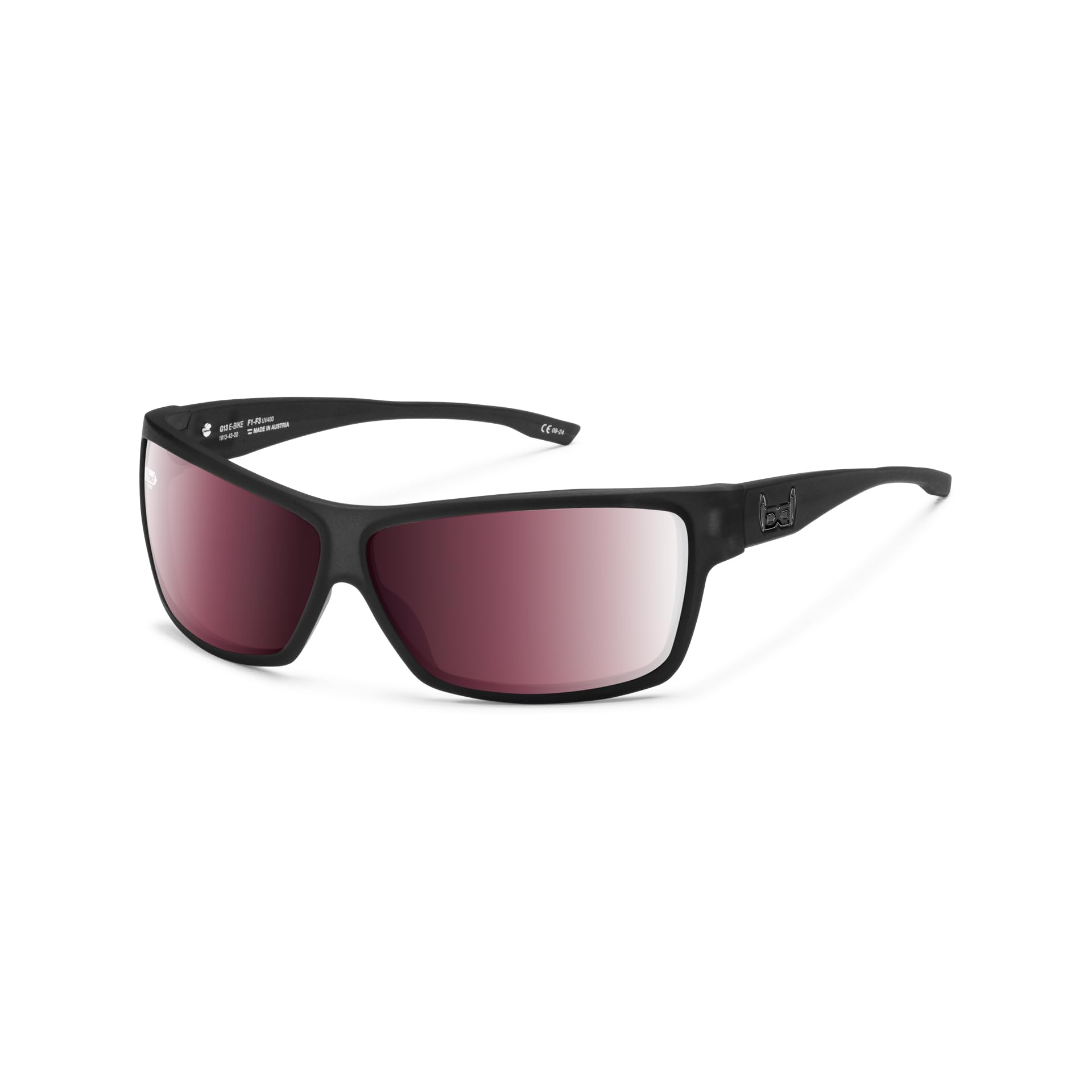 G13 E-Bike Edition TRF | Selbsttönende Sonnenbrille mit unzerbrechlichem Rahmen & Gläsern, automatischer Tönung, Sportbrille, anpassbaren Bügeln, UV400-Schutz, ultraleicht, Unisex, Made in Austria