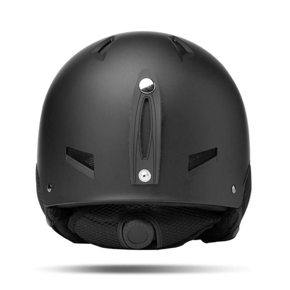 Zimowy kask snowboardowy z nausznikami dla mężczyzn i kobiet, ciepły kask śnieżny ze stałym paskiem, bezpieczny kask narciarski do sportów narciarskich