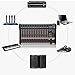 Hteedy USB 8/12/16 Professional Channel Audio Mixer XLR Microphone Jack Console Sound 3 stage equalization regulate, Support to conect with wired/Bluetooth/capacitor microphone (16 channels)
