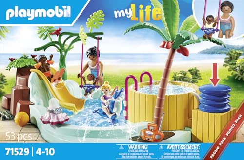 PLAYMOBIL | MyLife | Promo Pack Kinderbecken mit Whirlpool | detailreiches Spielzeug für Kinder ab 4 Jahren | 71529 – Ansicht 4