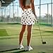 Ocxbuir Rooster Print Tennis Skirts for Women Stretchy Casual High Waisted Athletic Golf Skorts with Pockets All-Day Comfort Size L