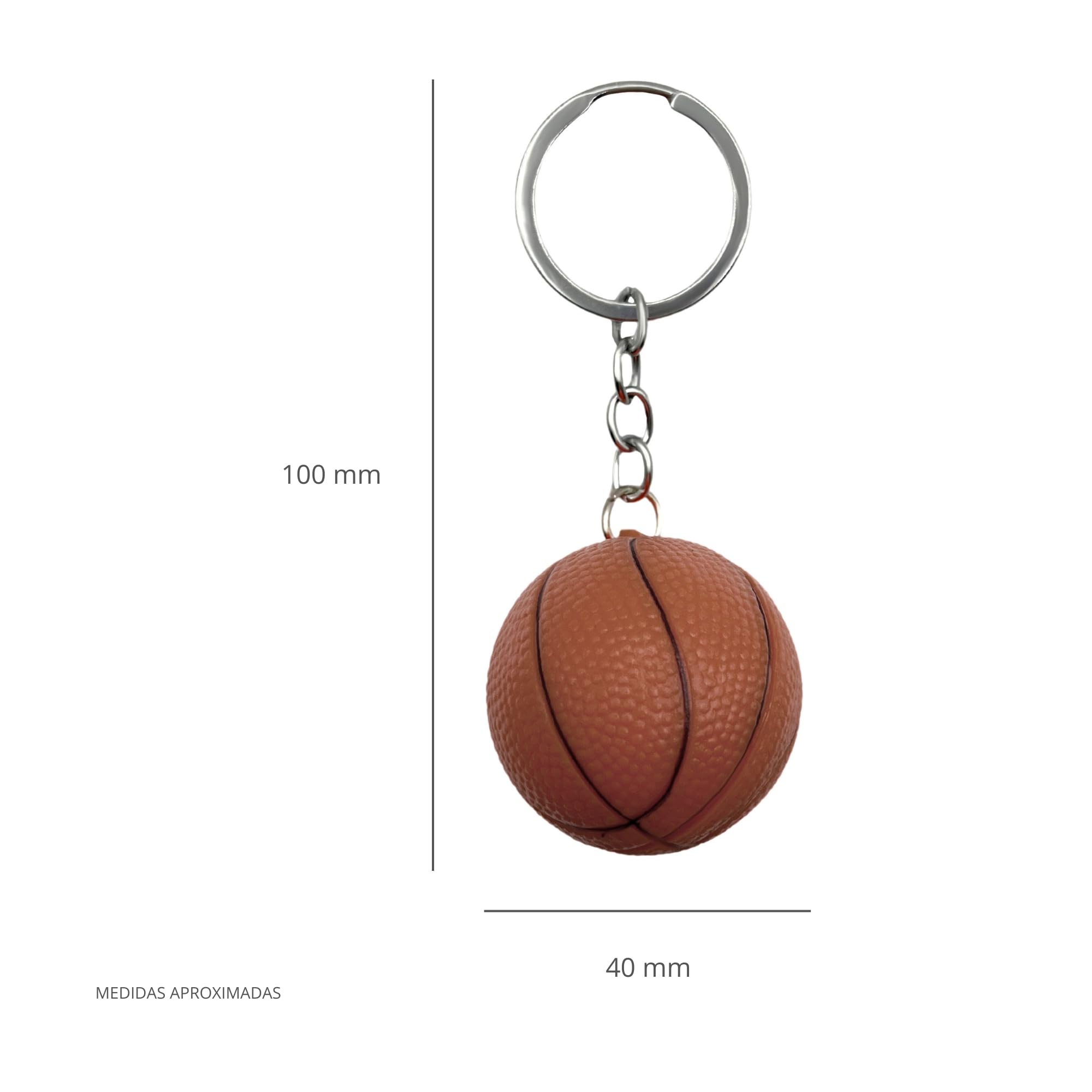 Llavero Baloncesto, Llavero pelota Basket, KeyChain Basket, 1 Unidad - imagen 4