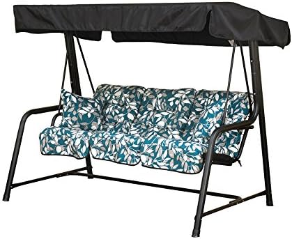 glendale GL1251 3 Seater Tahiti Swinging Hammock - Black