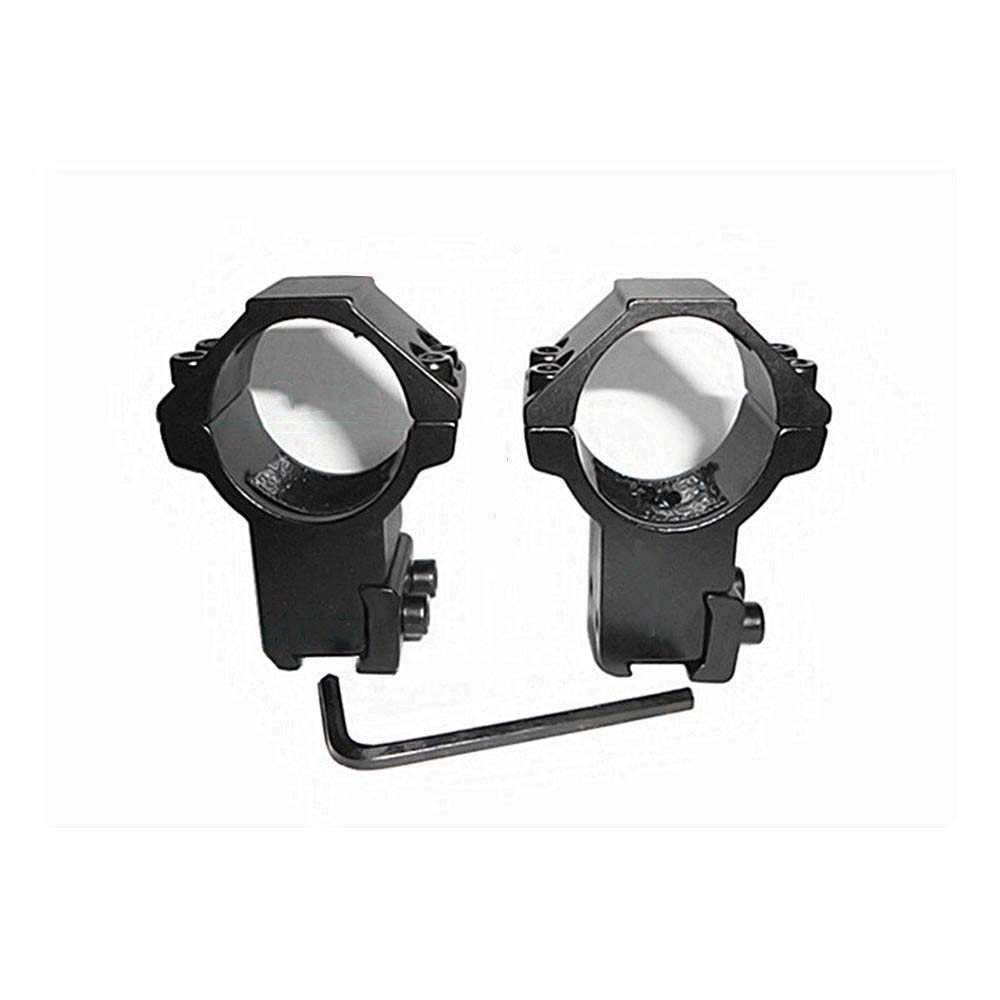 HWZ 1"/30mm Dovetail Scope Mount Rings Medium Profile for 11mm/20mm Dovetail Picatinny (2 Pieces)