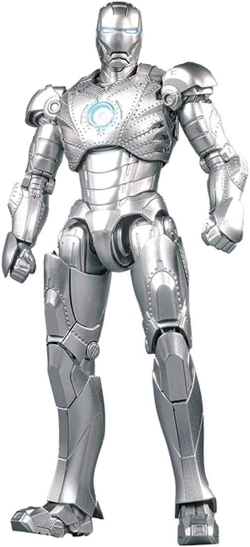 HiPlay Fondjoy Plastic Model Kits – Infinity Saga Iron Man MK2 – Action Figure In Scala 1:12, 16 Cm, Con Parti Di Ricambio – Modellistico Da Assemblaggio Per Adulti - 6