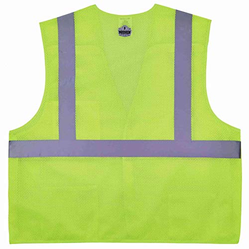 Image of Ergodyne unisex-adult Glowear 8217ba Breakaway Mesh Hi-vis Safety Vest - Type R, Class 2