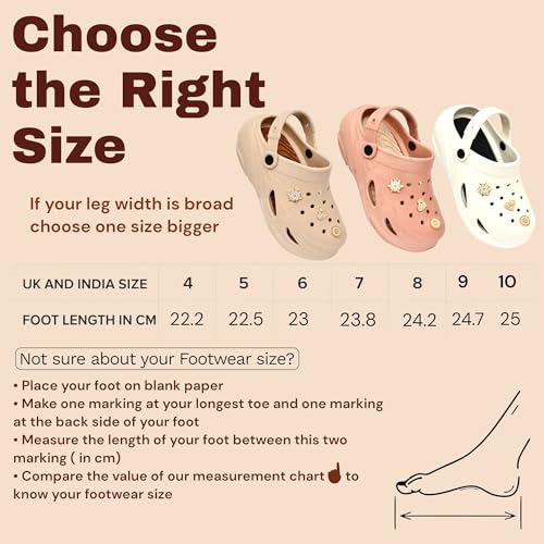 Image of Fashionable Comfortable Adjustable Back Strap Clogs & Premium Cute Charms |Waterproof Anti Skid & Lightweight Cushioned Stylish Clogs Mules for Women's & Girl's BBSILK-11