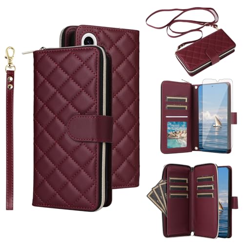 Housse Samsung S24 5G avec sangle et porte-carte pour femme active
