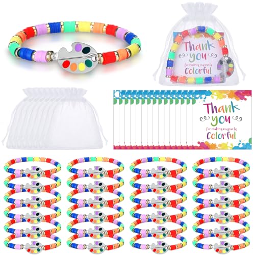 Landical 24 Sets Art Painting Bracelets Party Favors Artist Painter
