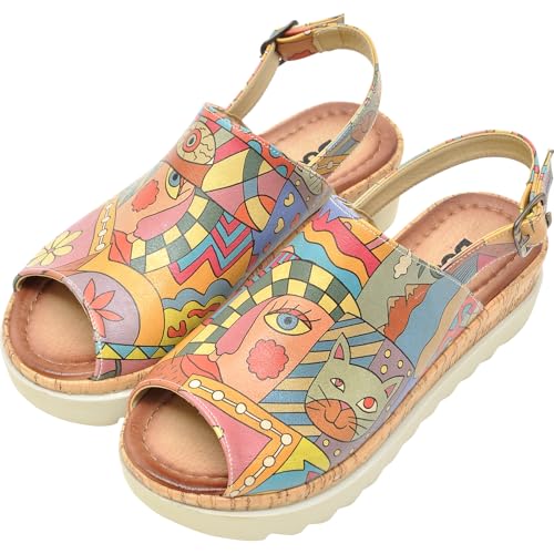 Image of DOGO Platform Sandals Women - Vegan and Handmade Wedge Sandals for Women