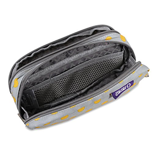 Image of J World Jojo Cute Pencil Case for Kids & Adults. Soft Fabric Zip Pen Bag