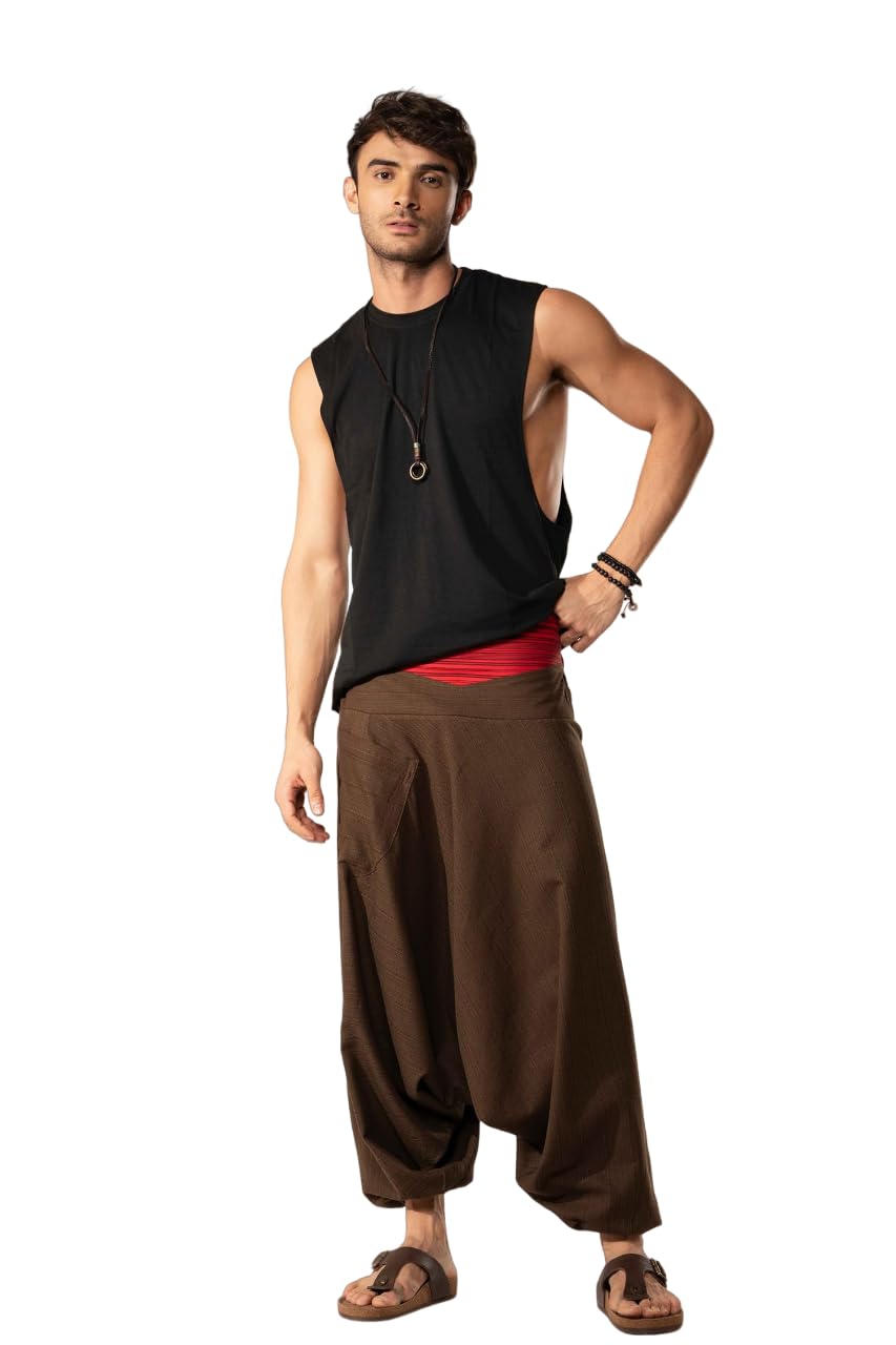 The Veshti Company Boho Harem Pants For Mens Cotton Low