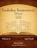 Sudoku Samurai Deluxe - Diabolico - Volume 9 - 255 Puzzle (Italian Edition)