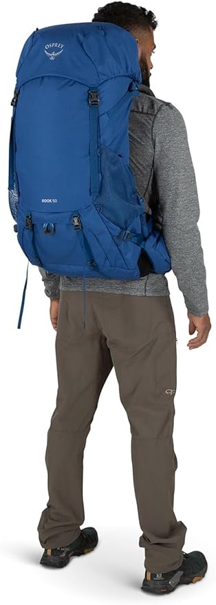Mochila Osprey Rook 50L para Senderismo Hombre Azul miniatura 10