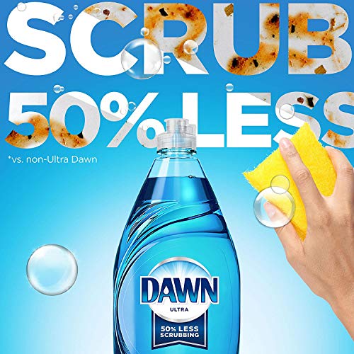image for Dawn Ultra Platinum Advanced Power Dishwashing Liquid, Fresh Scent, 90