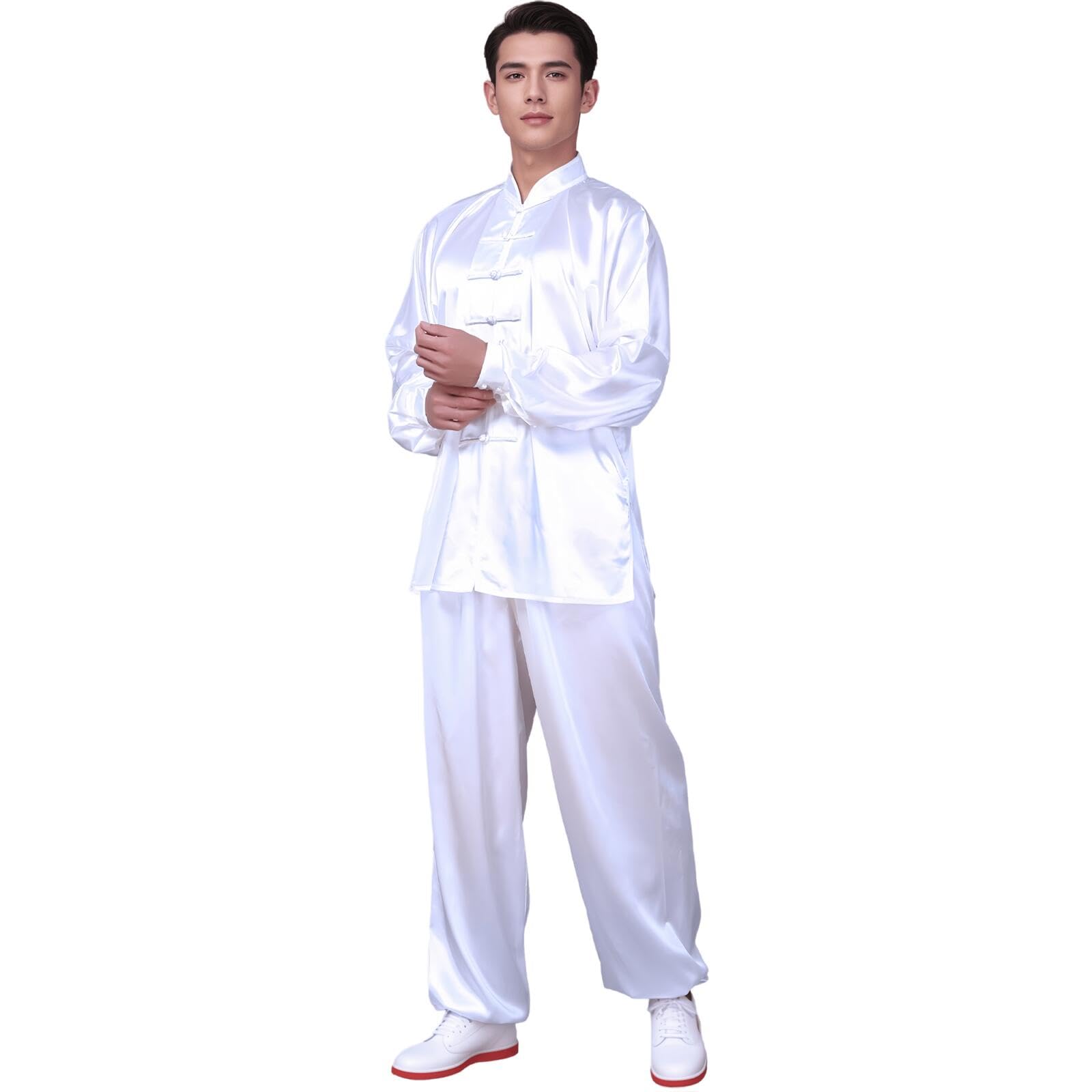 Andux Chinese Traditional Tai Chi Uniforms Kung Fu Clothing Unisex SS-TJF01