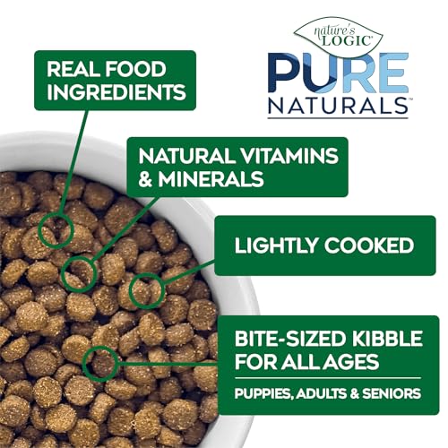 Image of NATURE'S LOGIC Pure Naturals Synthetic-Free Dry Dog Food - Sardine, 24 lb