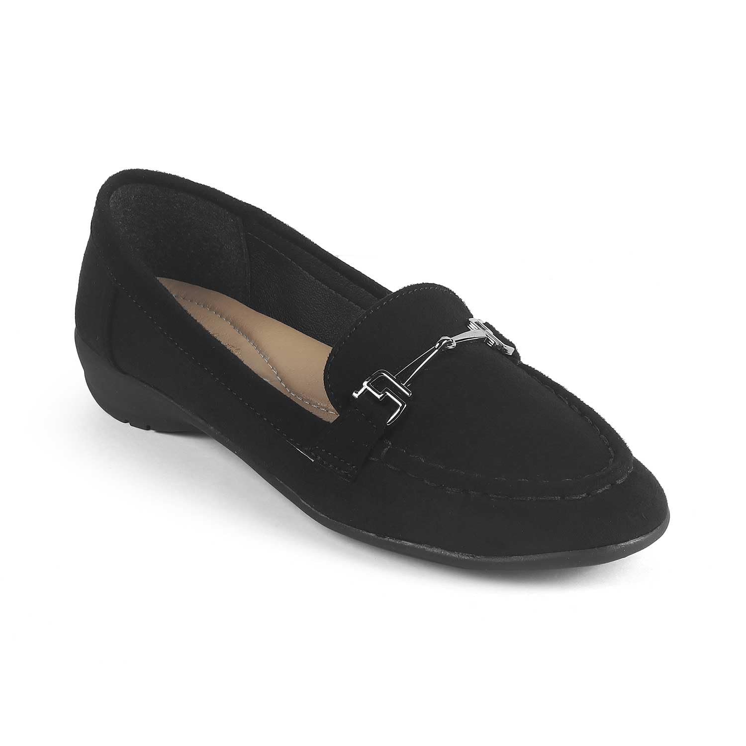 ANGIE Women's Wedges Loafers Platform Heels Shoes - Square Toe Stylish Comfortable Soft Finish Soft Footwear Durable-image-46