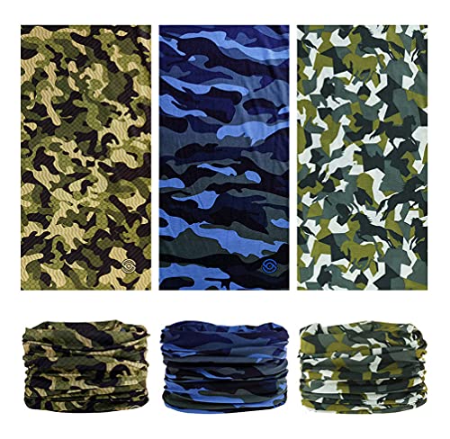 Image of VANCROWN Headband Neck Gaiter Head Wrap Headwear Face Mask Magic Scarf Bandana for Men and Women