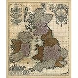 ArtDirect Map of England, Scotland and Ireland 8x10 UnFramed Art Print Poster Ready for Framing by Unknown