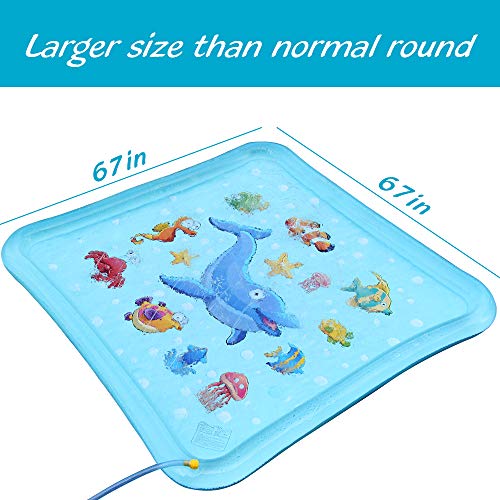 image for Growsland Splash Pad Sprinkler Toys for Kids - 67