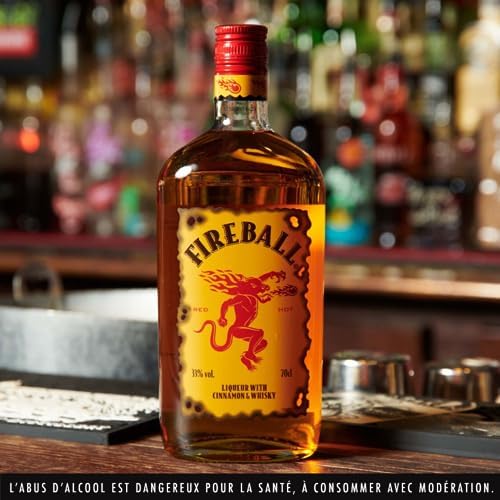 Fireball Cinnamon Whisky Liqueur, 70cl