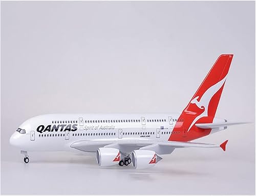 Miniatura 3 de Escala 1200 36.5CM Avión 380 A380 QANTAS Modelo de aerolínea