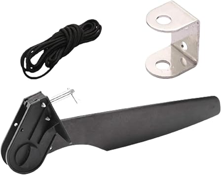Colaxi Kayak Rudder, Fishing Watercraft Rudder Nylon Glass Fiber Universal Replaceable Canoe Rudder Rudder Bracket, Watercraft