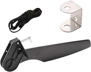 Colaxi Kayak Rudder, Fishing Watercraft Rudder Nylon Glass Fiber Universal Replaceable Canoe Rudder Rudder Bracket, Watercraft