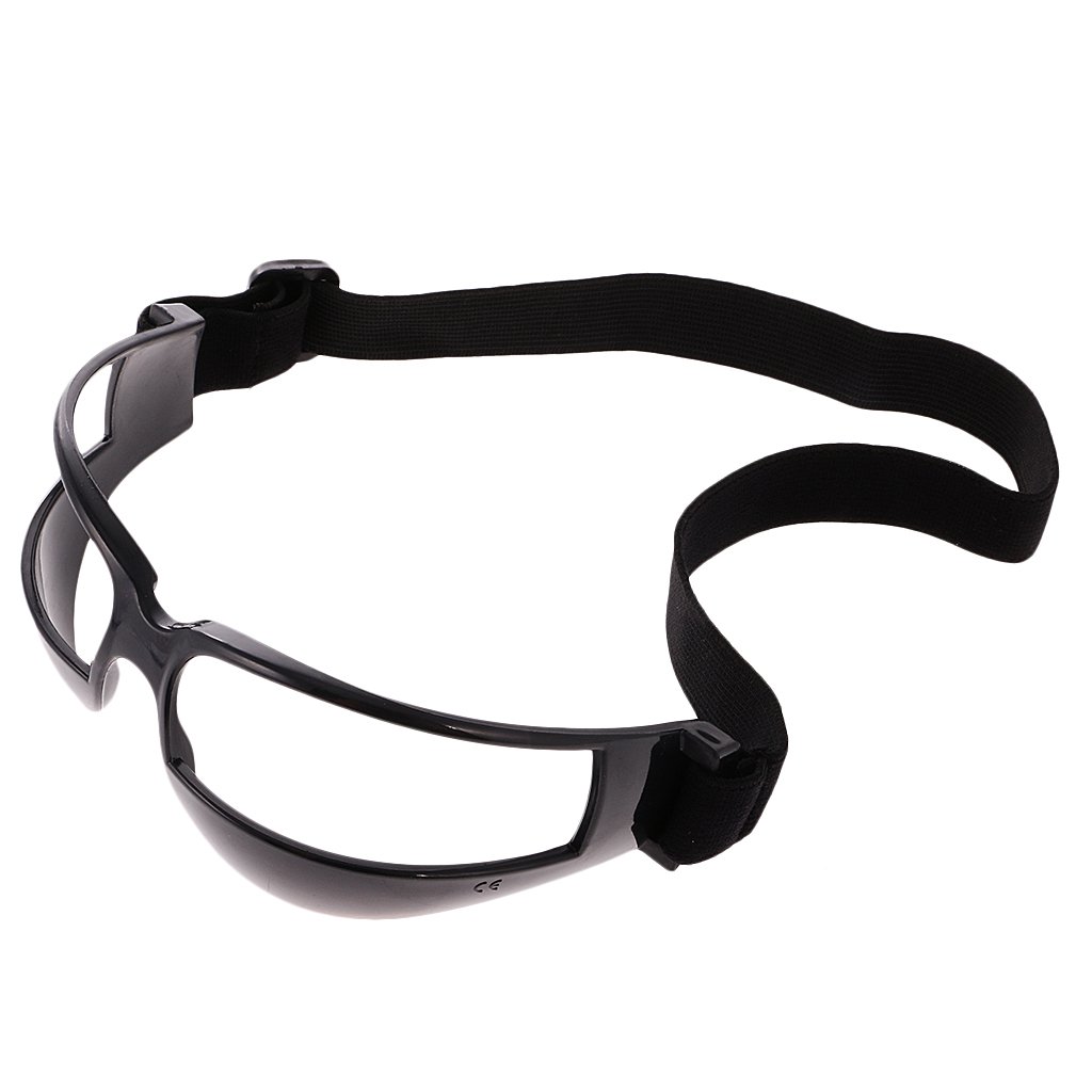 B Baosity 5er Set Basketball Dribble Brillen Sport Dribbelbrille Eyewear für Trainingshilfe - 5pcs Schwarz