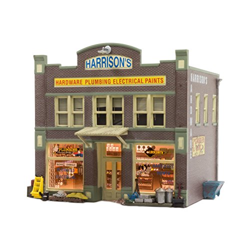 BR5022 Woodland Scenics Co HO Built-&-Ready(R) Landmark(TM) Assembled Structures Harrison's Hardware