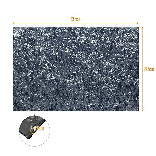 RuleaxAsi Guitarra Elétrica Em Branco PickGuard Placa Placa de Rascunho PVC DIY Customed Guitarra Pe