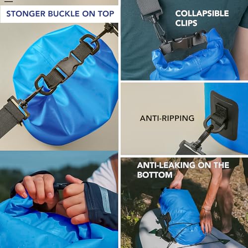 Image of Unigear Floating Waterproof Dry Bag for Kayaking, 2L /5L /10L /20L /30L /40L | Lightweight Gear Storage, Waterproof Phone Case Included, For Boating, Fishing, Swimming, Camping, Beach And Paddle Boarding