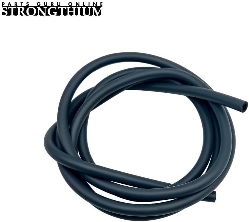Strongthium 1/4" 6.6 FT Rubber Fuel Line Hose Kit Gas Tube Kit