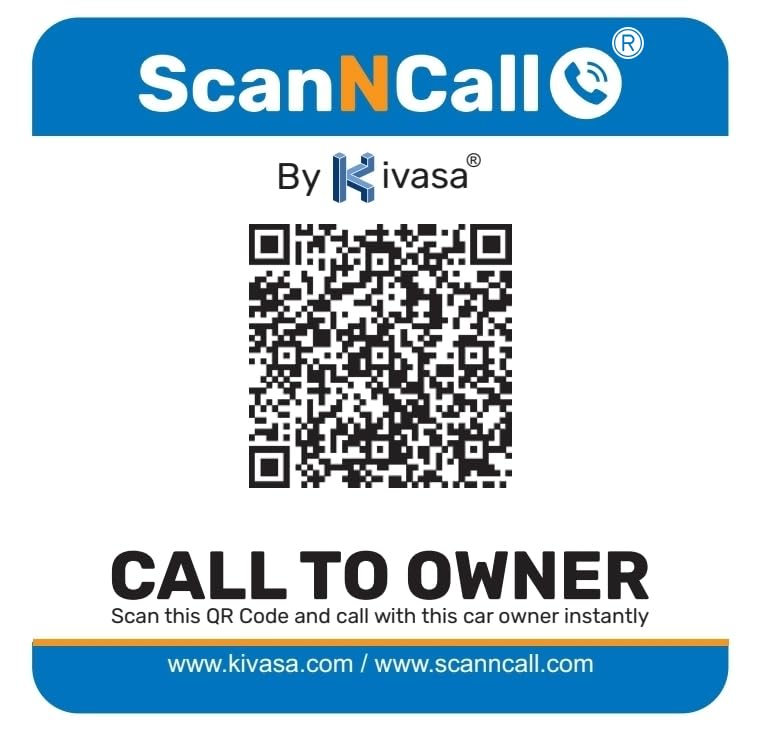 ScanNcall Car Owner Intercom - No Phone Number! -1