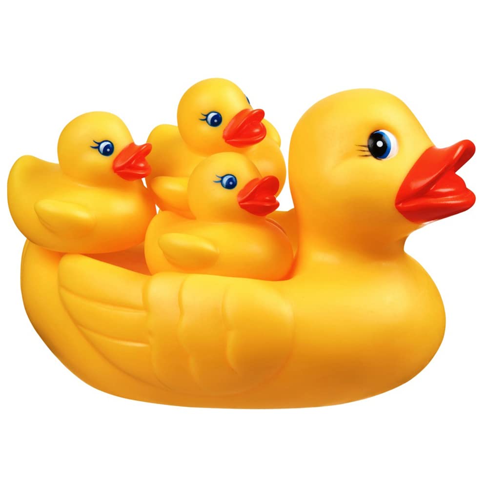 RANANT Floating Rubber Duck with 3 Kids. Duck and Family Baby Bathtub Toy for Baby Kids (B0BHLB732L) Amazon Price History, Amazon Price Tracker